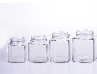 方形玻璃蜂蜜罐
