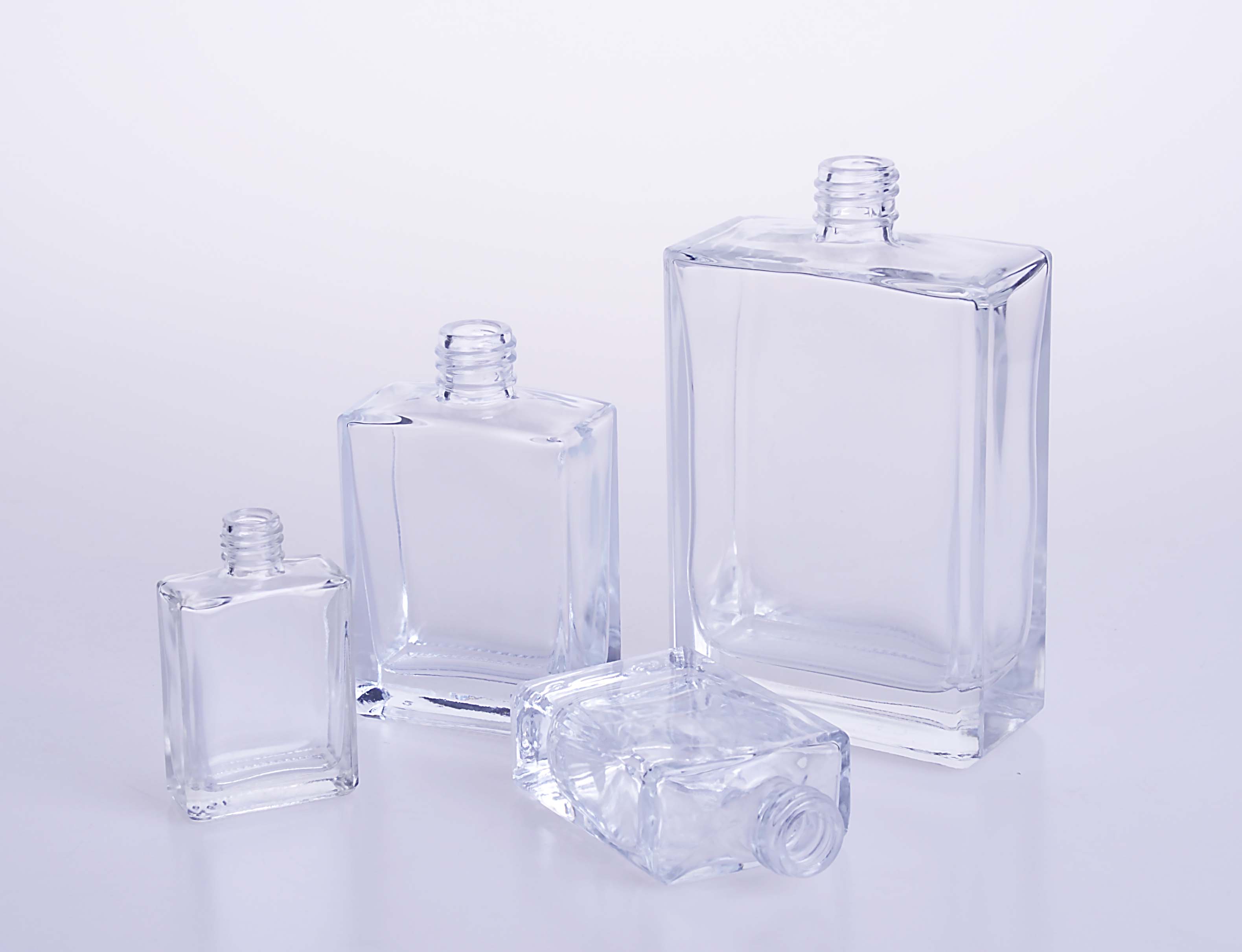 可定制扁方形玻璃香水瓶