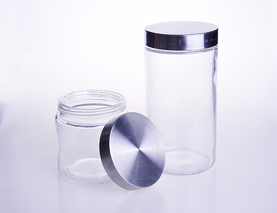 圆形大玻璃储物罐