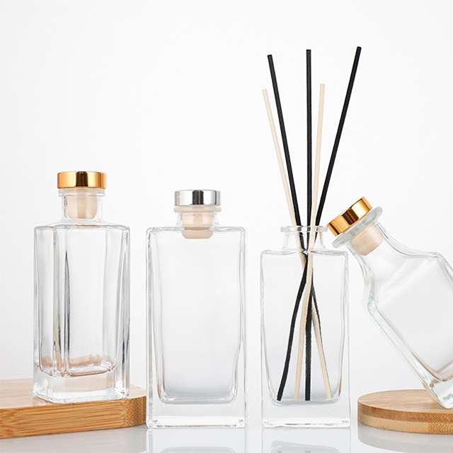 100ml 150ml 200ml玻璃芳香疗法扩散器与软木盖