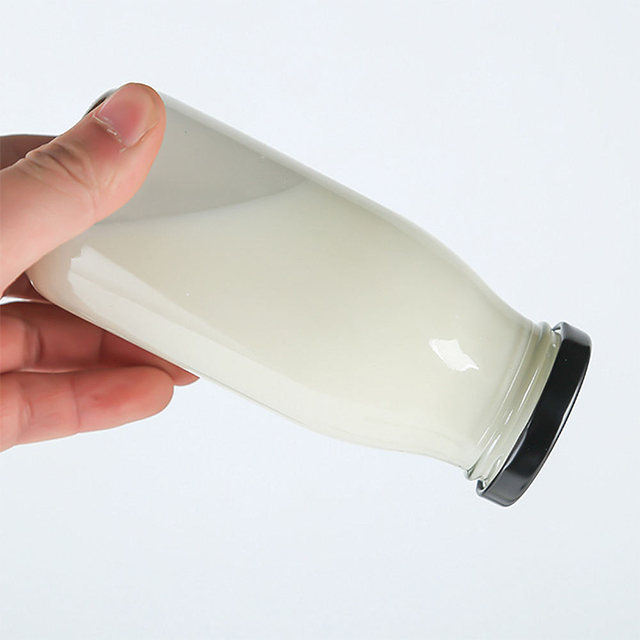 250毫升500ml 1000ml喝饮料牛奶瓶带塑料玻璃板盖
