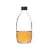 280毫升350ml 500ml圆形玻璃饮料瓶带螺丝盖