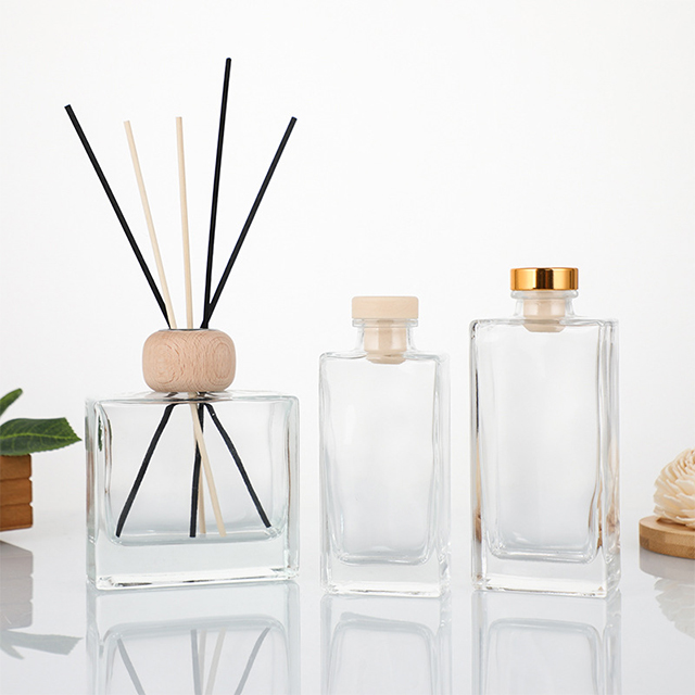 100ml 150ml 200ml玻璃芳香疗法扩散器与软木盖