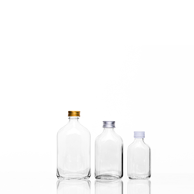 280毫升350ml 500ml圆形玻璃饮料瓶带螺丝盖